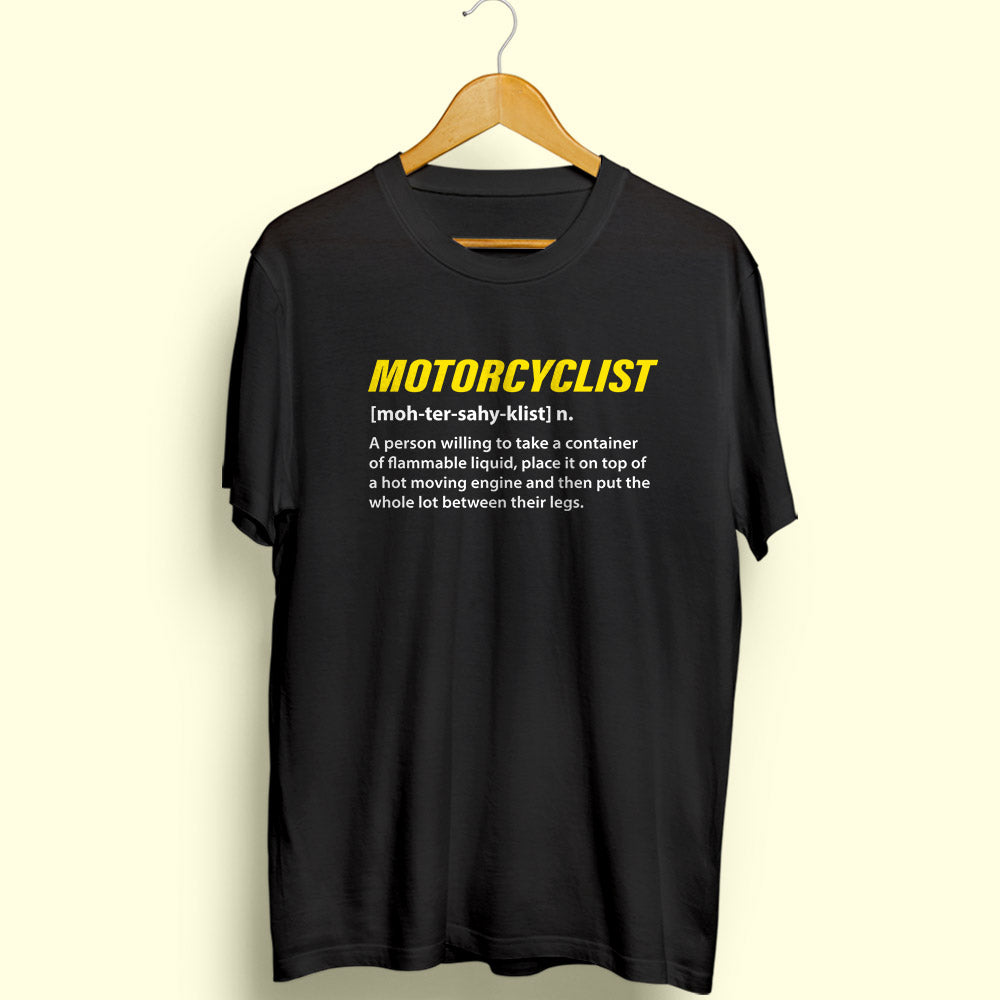 Motorcyclist Half Sleeve T-Shirt - Soul & Peace