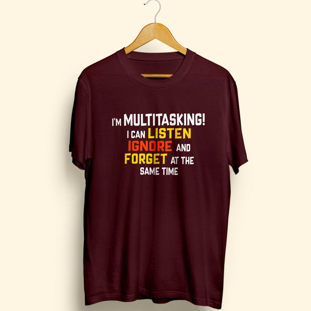 Multitasking Half Sleeve T-Shirt - Soul & Peace