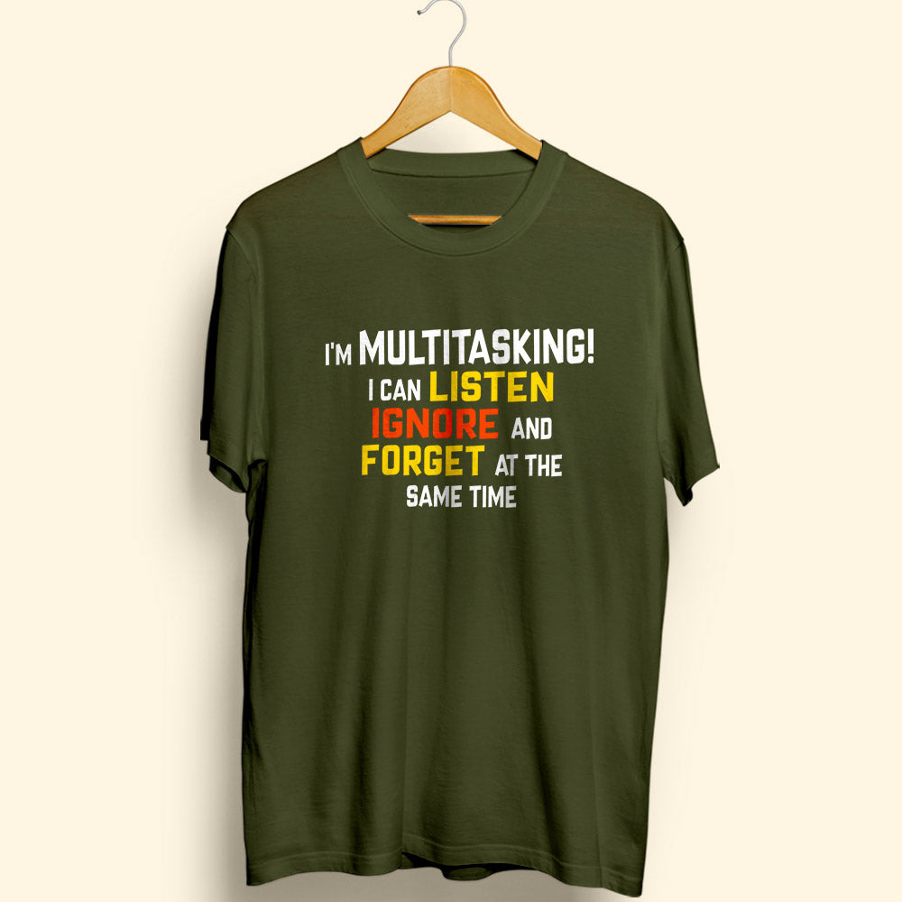 Multitasking Half Sleeve T-Shirt - Soul & Peace