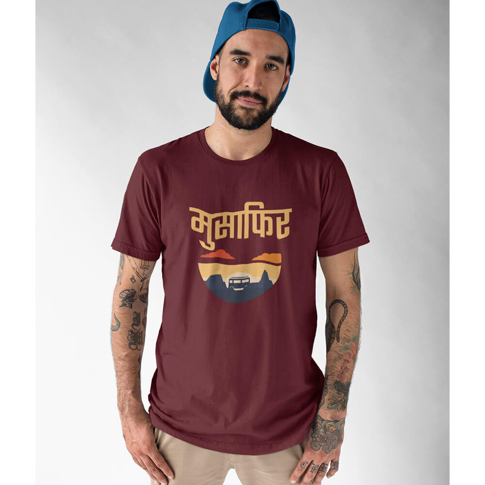 Musafir Half Sleeve T-Shirt - Soul & Peace