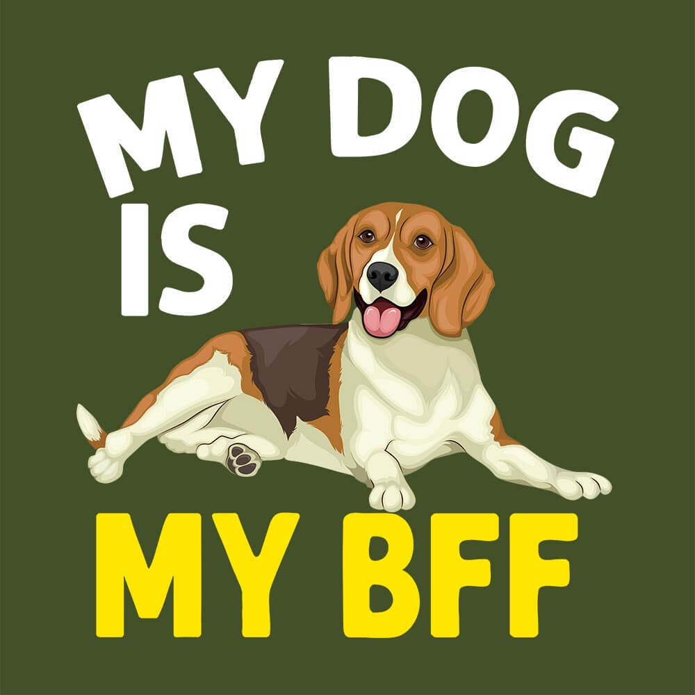 My Dog My Bff Half Sleeve T-Shirt - Soul & Peace