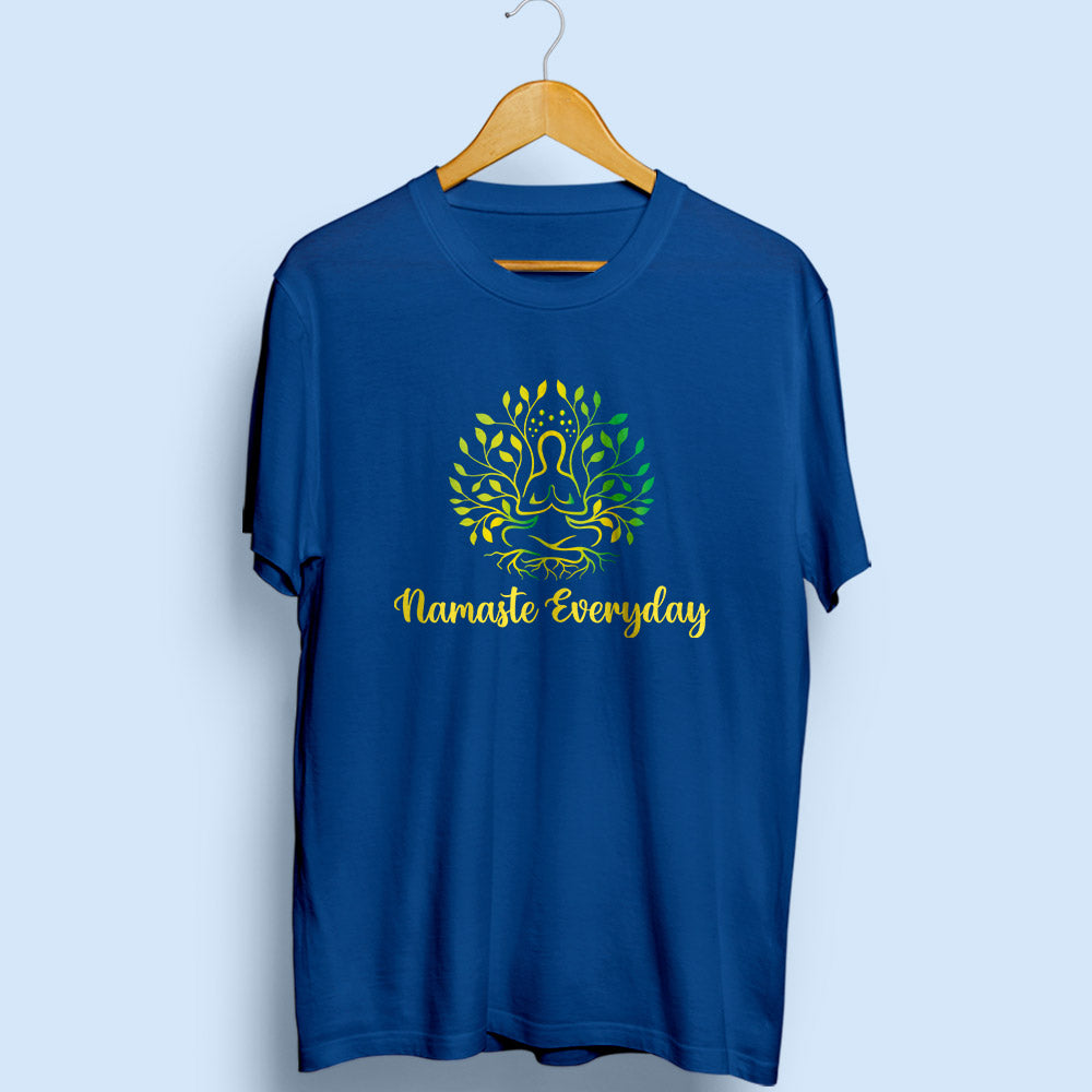 Namaste Everyday Half Sleeve T-Shirt - Soul & Peace