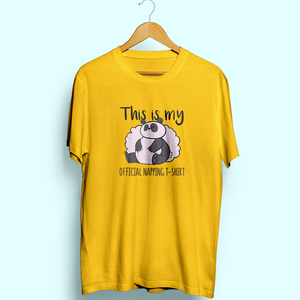 Napping T-Shirt Half Sleeve T-Shirt - Soul & Peace