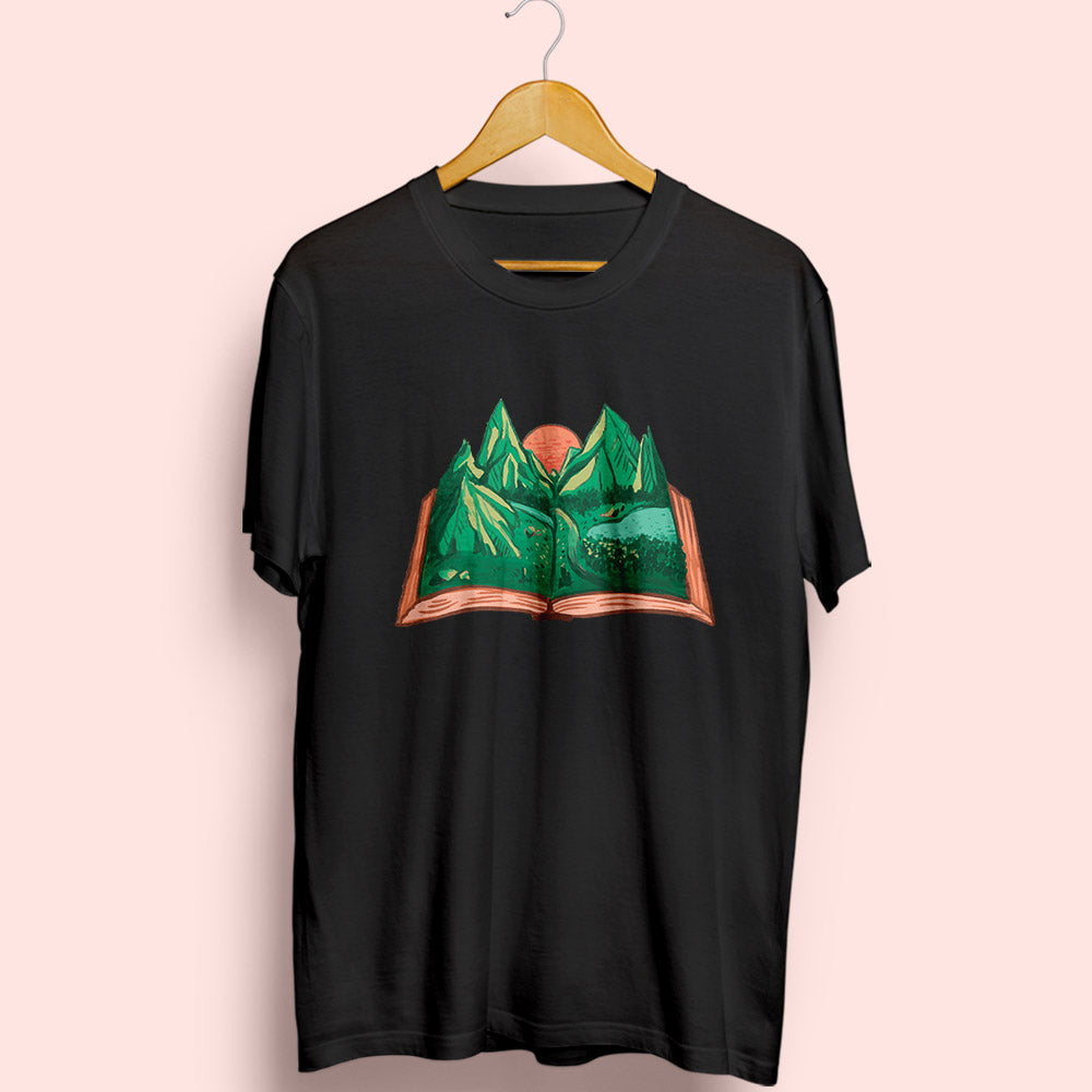 Nature Book Half Sleeve T-Shirt
