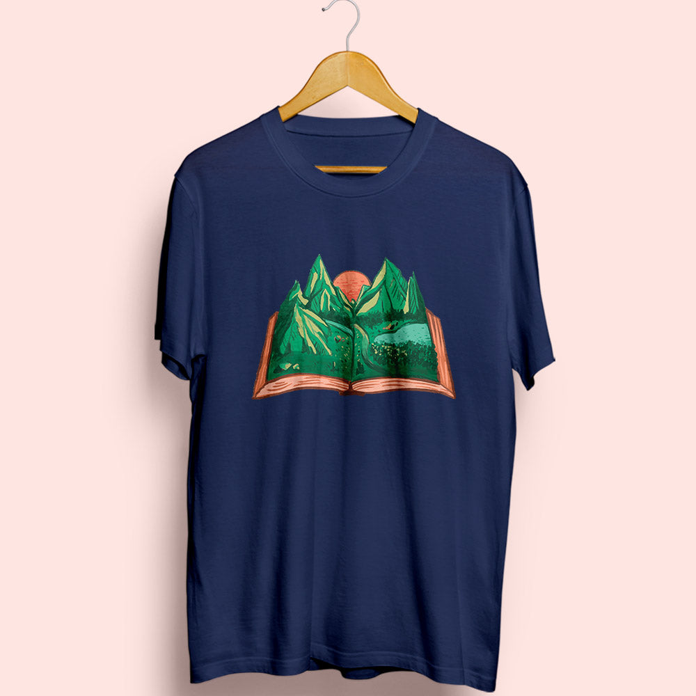 Nature Book Half Sleeve T-Shirt