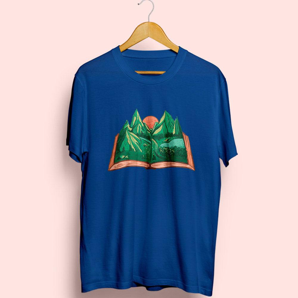 Nature Book Half Sleeve T-Shirt