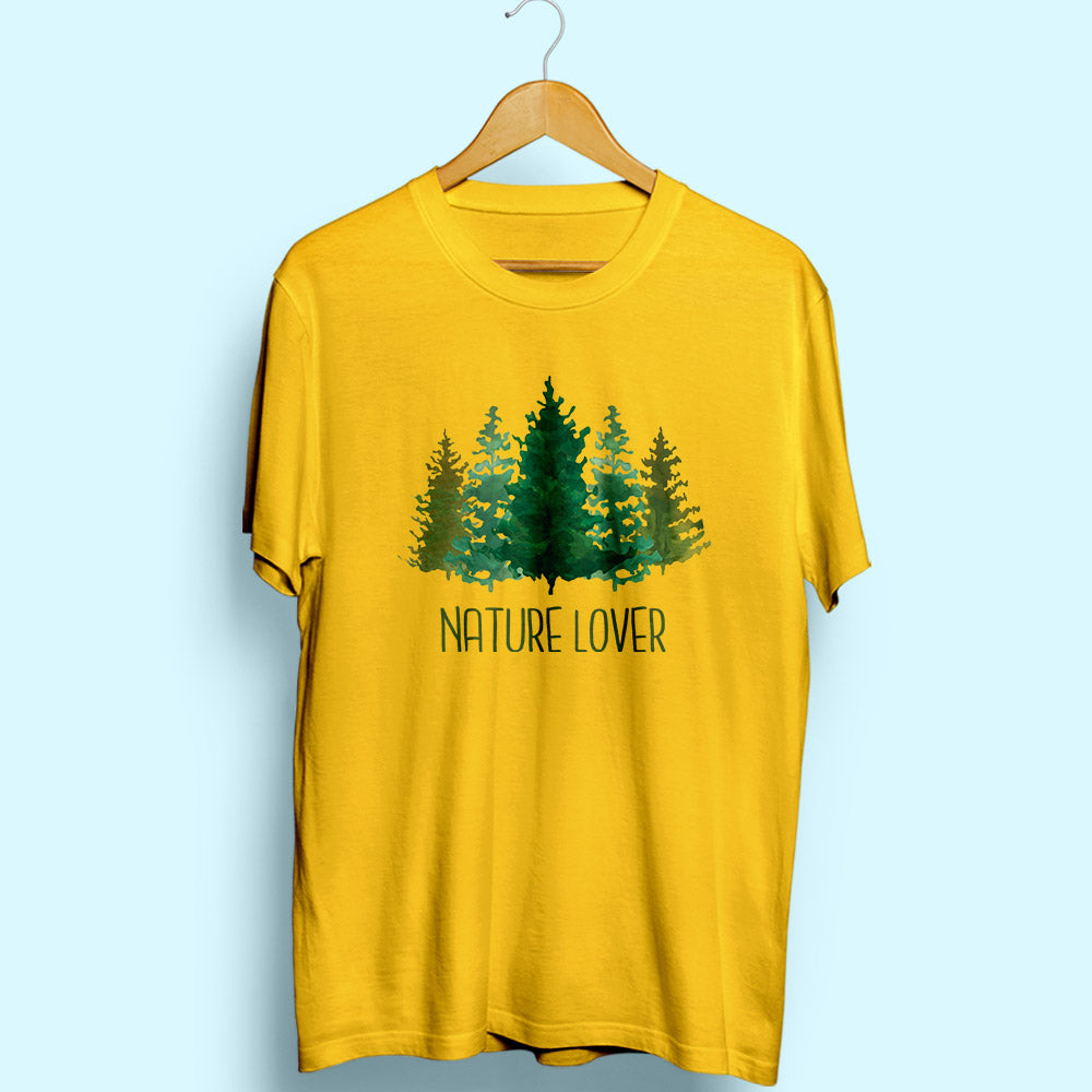 Nature Lover Half Sleeve T-Shirt - Soul & Peace
