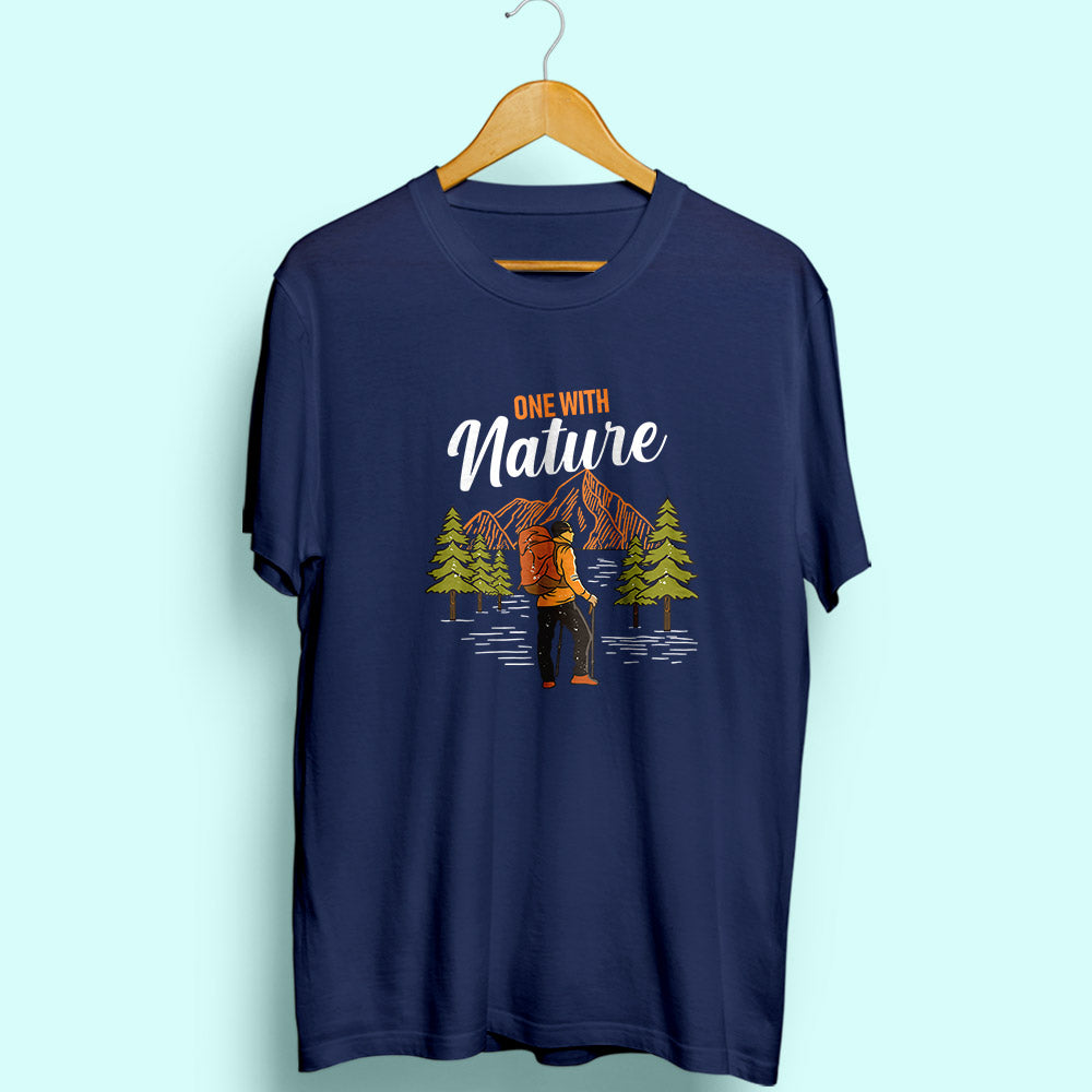 One With Nature Half Sleeve T-Shirt - Soul & Peace