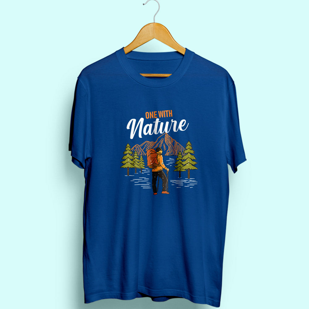 One With Nature Half Sleeve T-Shirt - Soul & Peace
