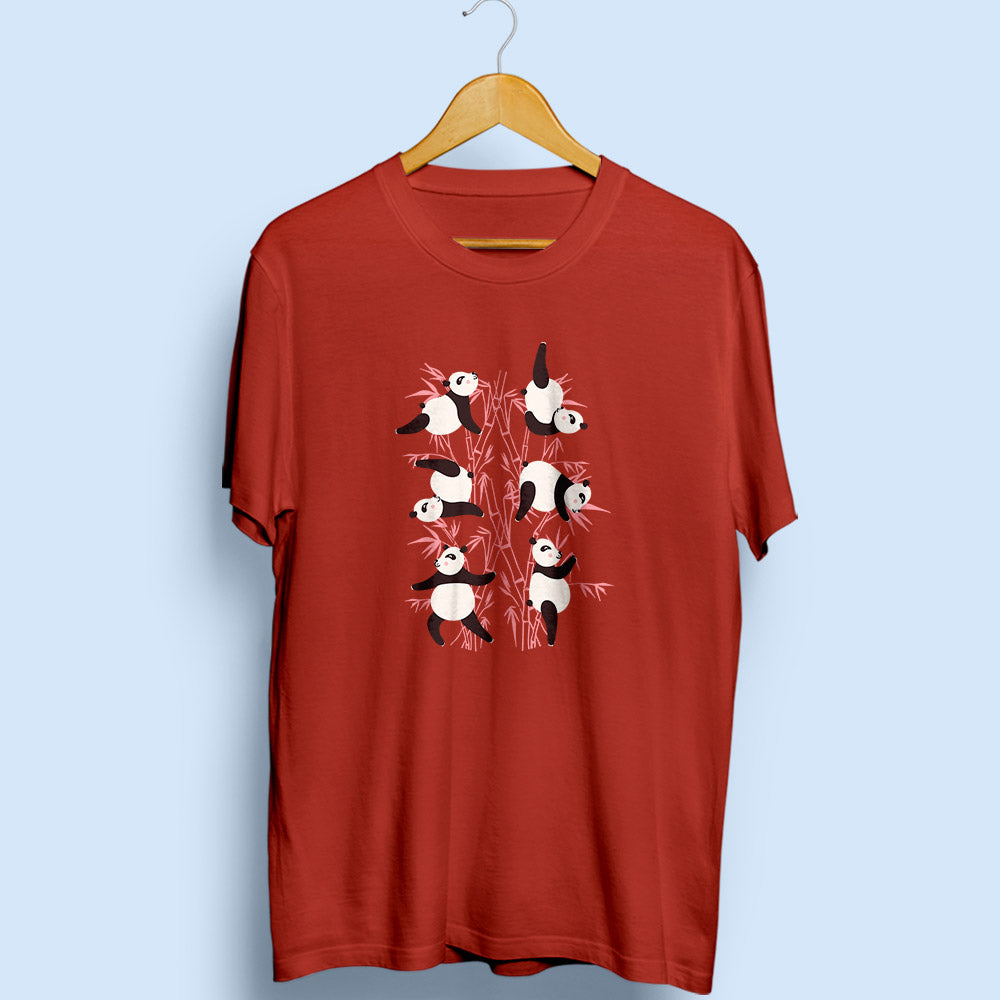 Panda Yoga Half Sleeve T-Shirt - Soul & Peace