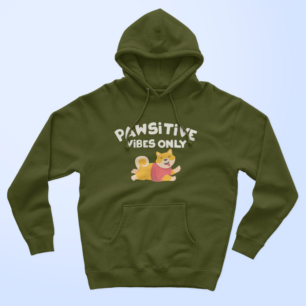 Pawsitive Vibes Only Unisex Hoodie