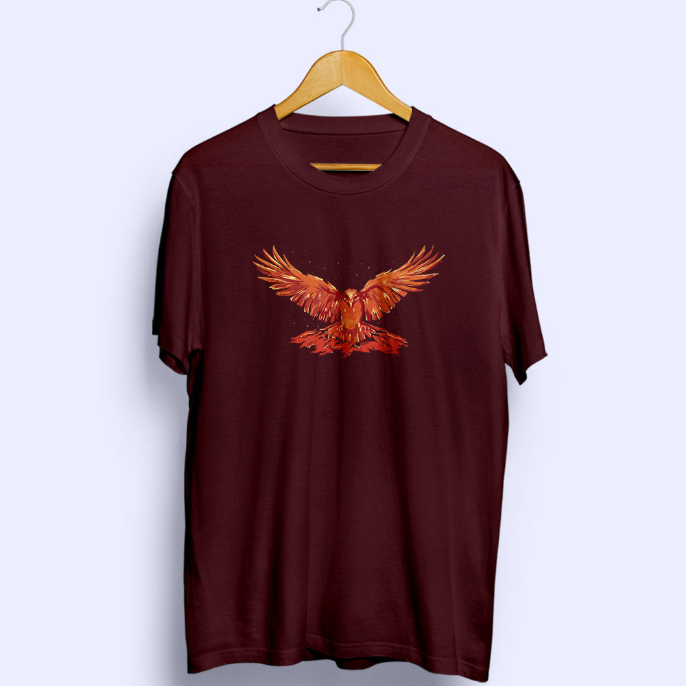 Phoenix Half Sleeve T-Shirt - Soul & Peace