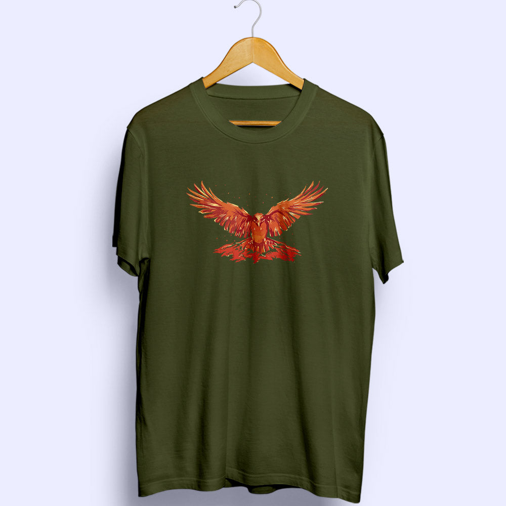 Phoenix Half Sleeve T-Shirt - Soul & Peace