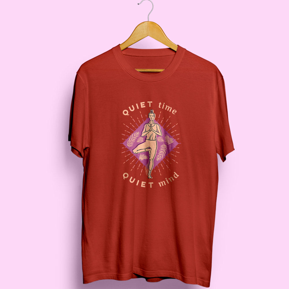 Quiet Time Quiet Mind Half Sleeve T-Shirt - Soul & Peace