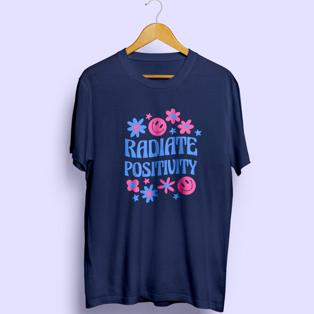 Radiate Positivity Half Sleeve T-Shirt