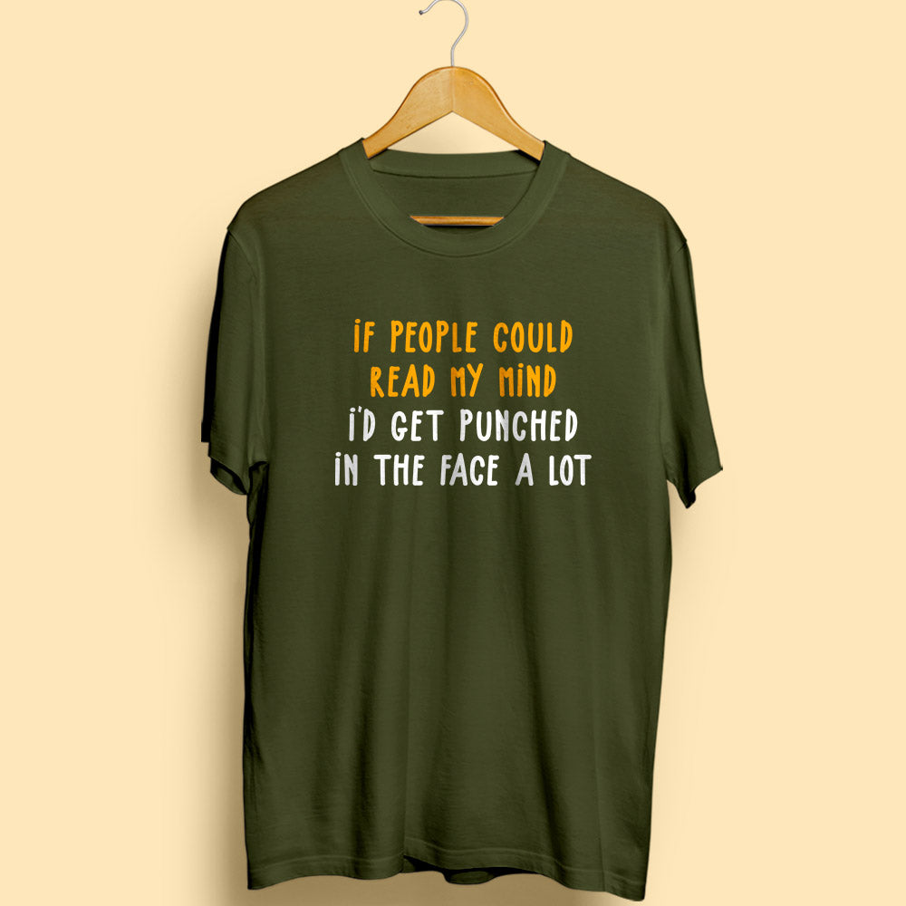 Read My Mind Half Sleeve T-Shirt - Soul & Peace