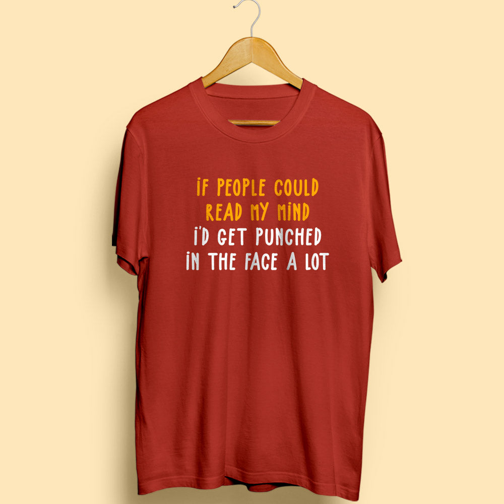 Read My Mind Half Sleeve T-Shirt - Soul & Peace