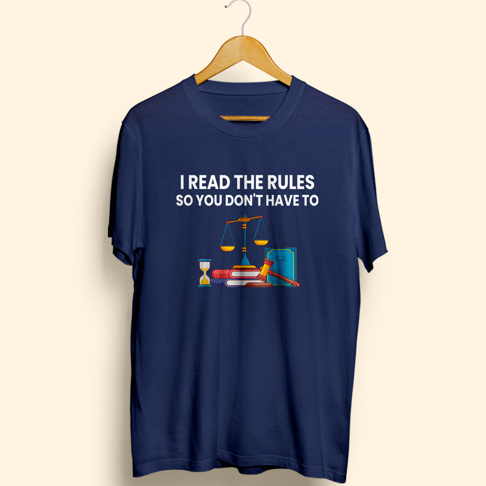 Read The Rules Half Sleeve T-Shirt