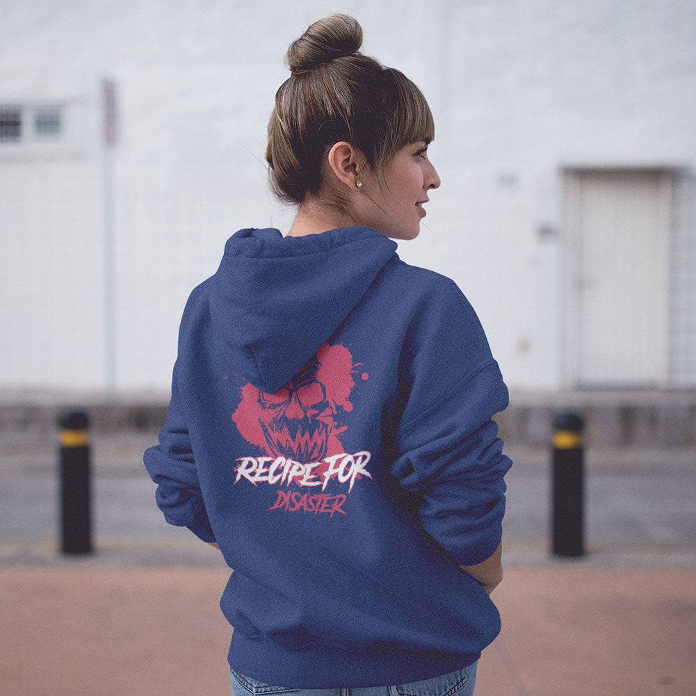 Recipe For Disaster (Back Print) Unisex Hoodie