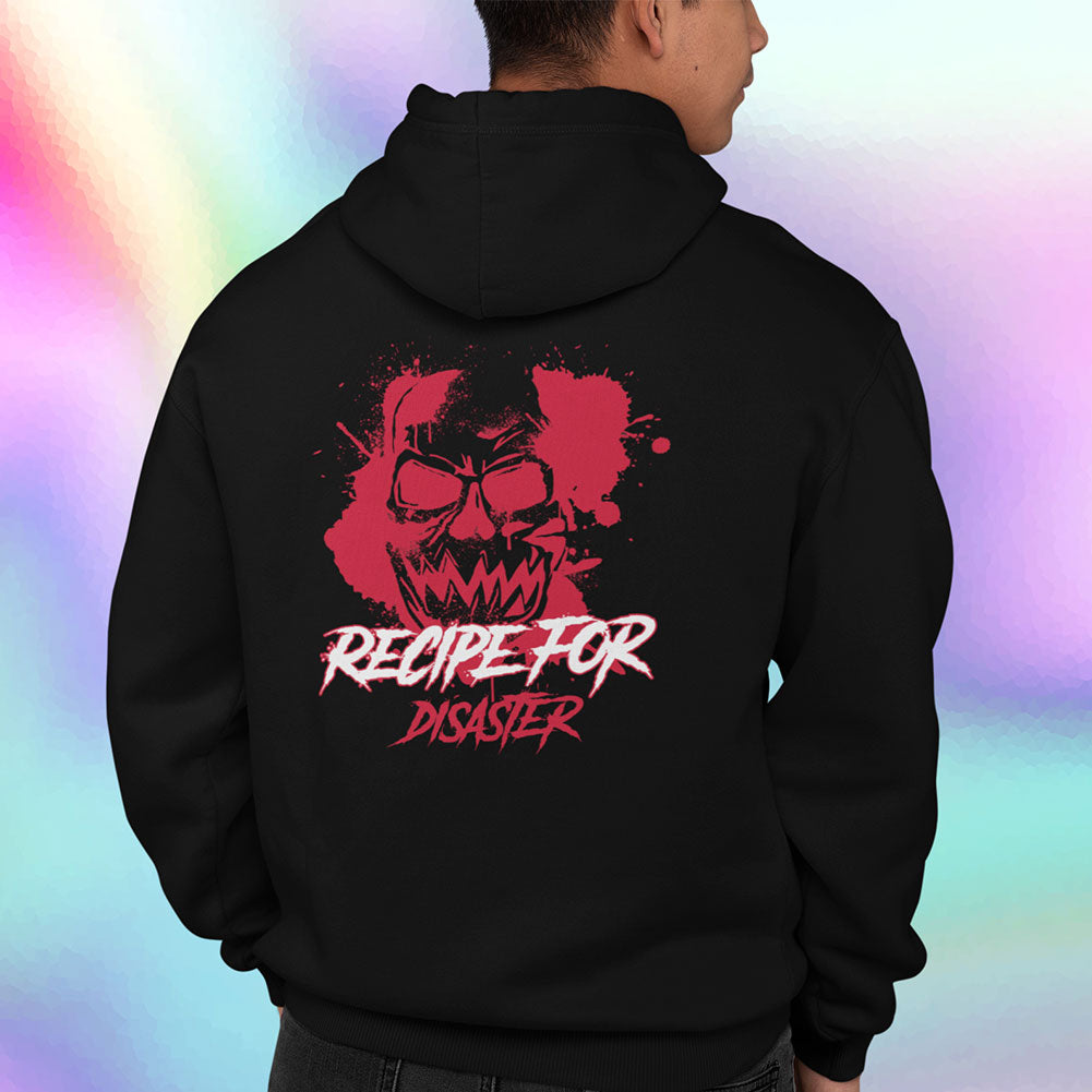 Recipe For Disaster (Back Print) Unisex Hoodie