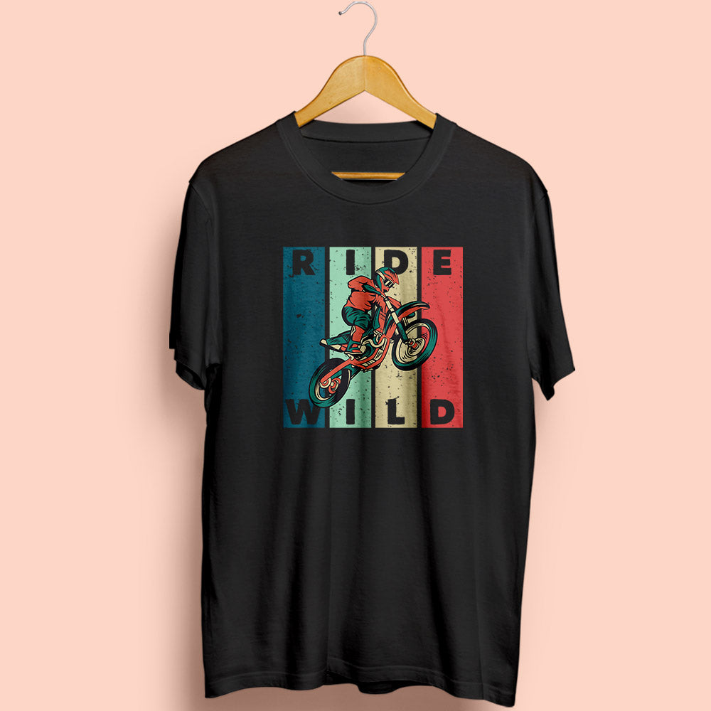 Ride Wild Half Sleeve T-Shirt - Soul & Peace