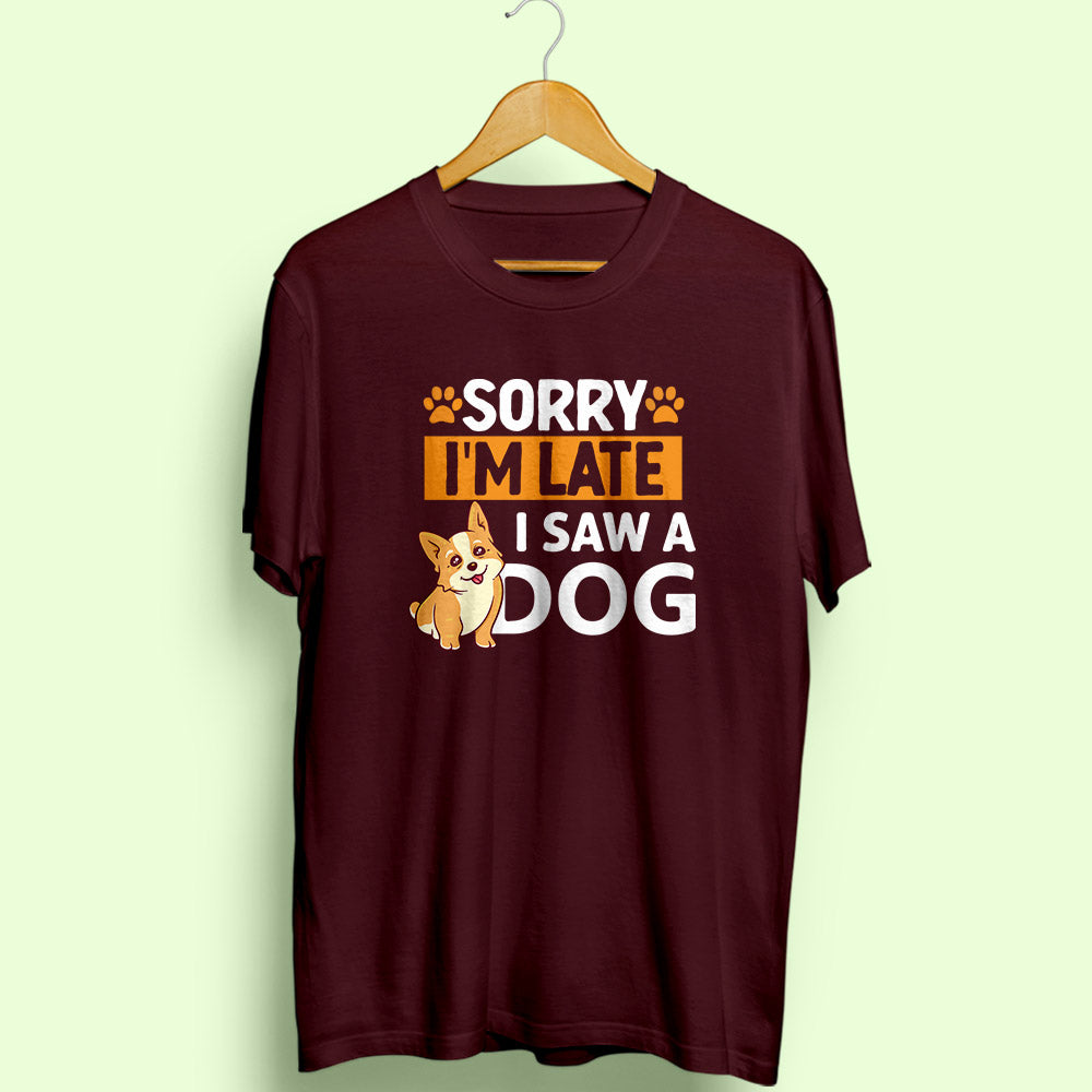Saw a Dog Half Sleeve T-Shirt - Soul & Peace