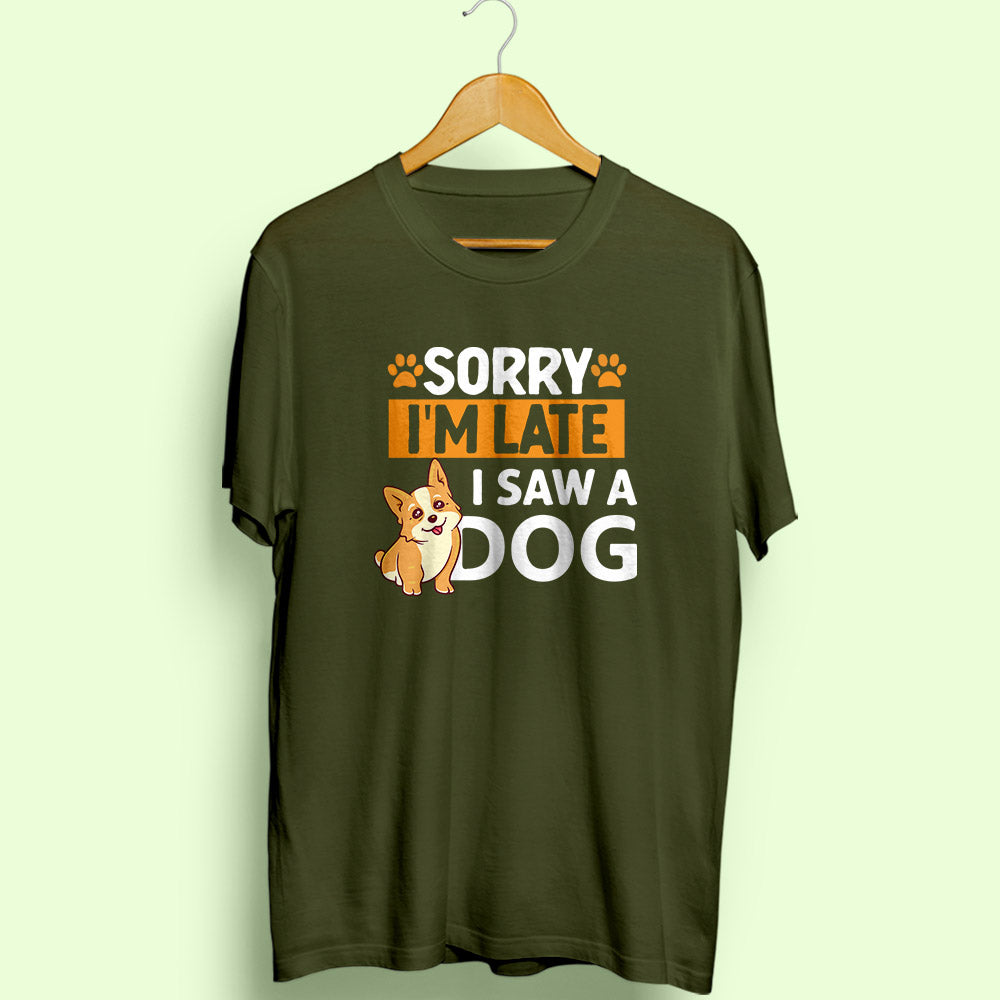 Saw a Dog Half Sleeve T-Shirt - Soul & Peace