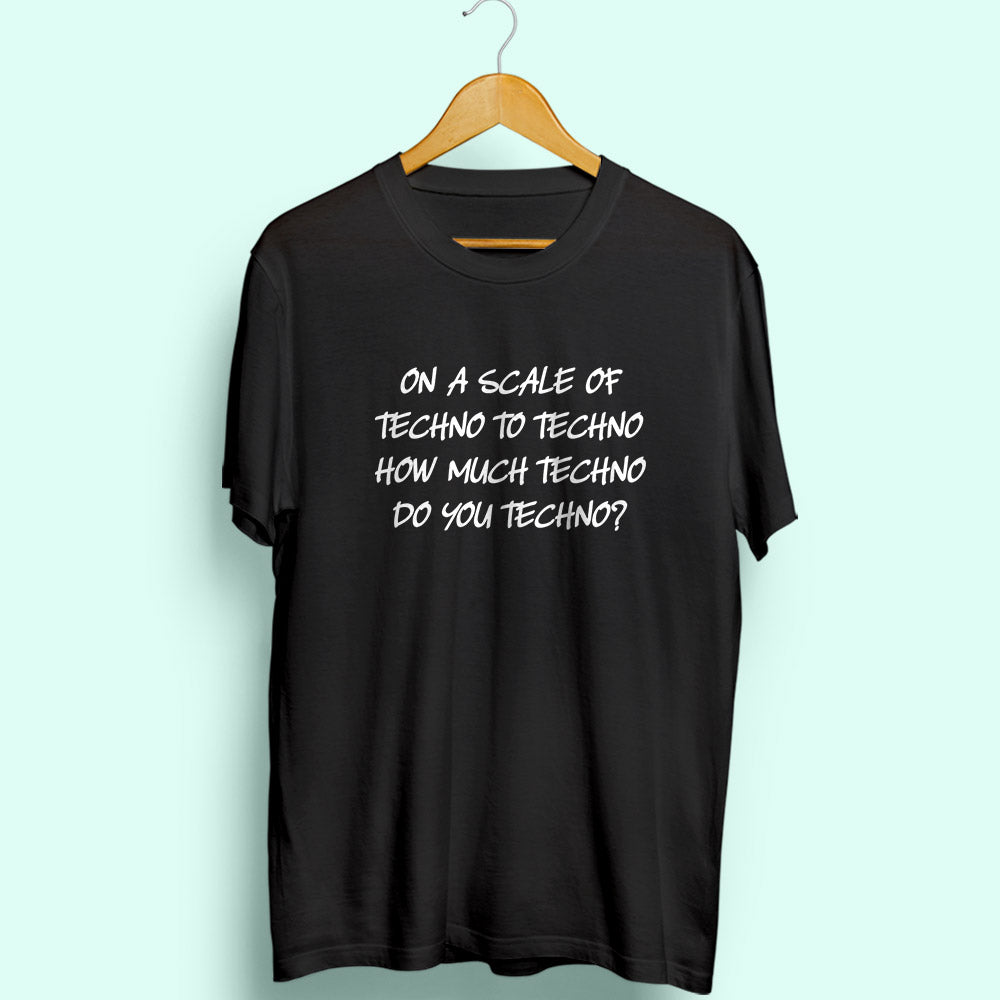 Scale Of Techno Half Sleeve T-Shirt
