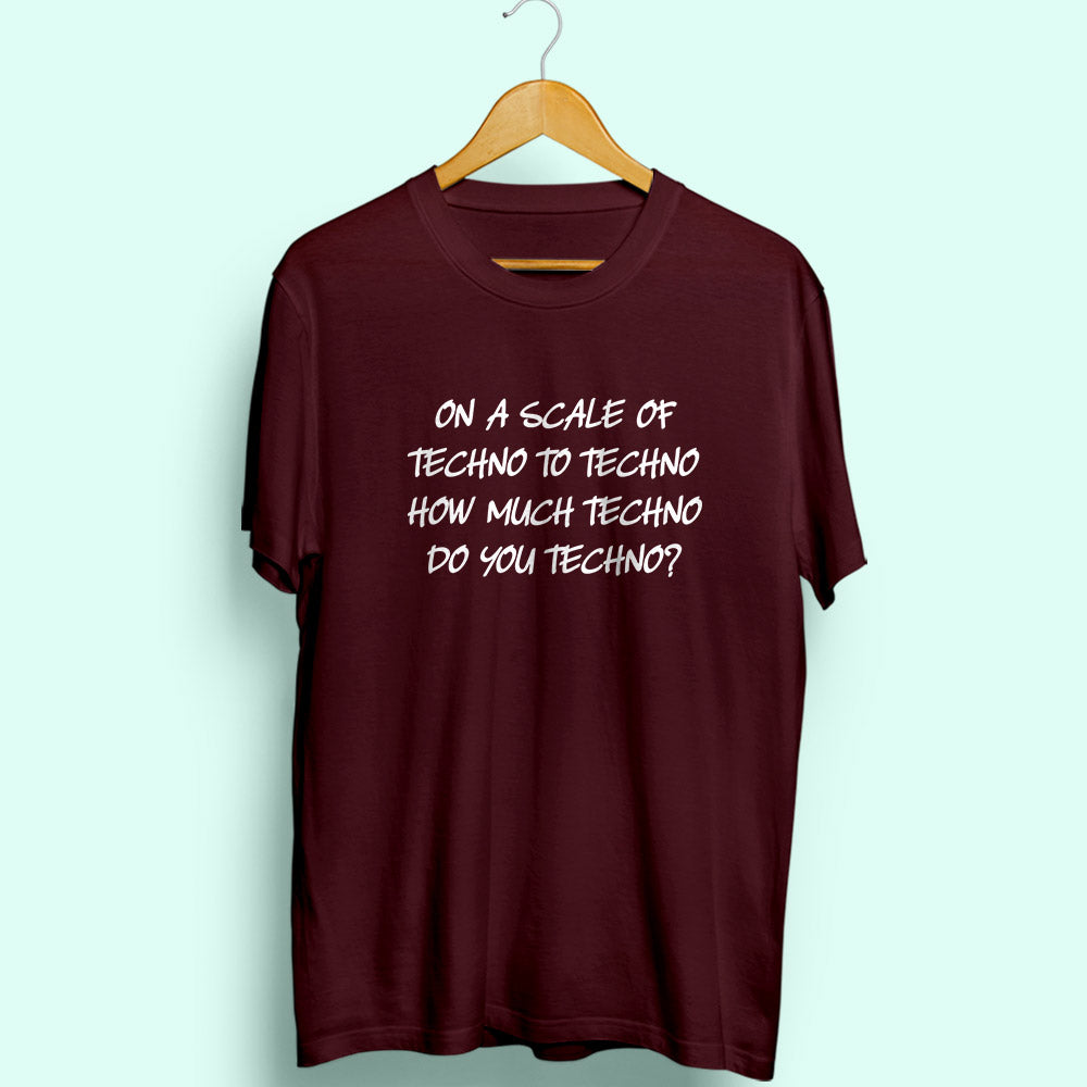 Scale Of Techno Half Sleeve T-Shirt