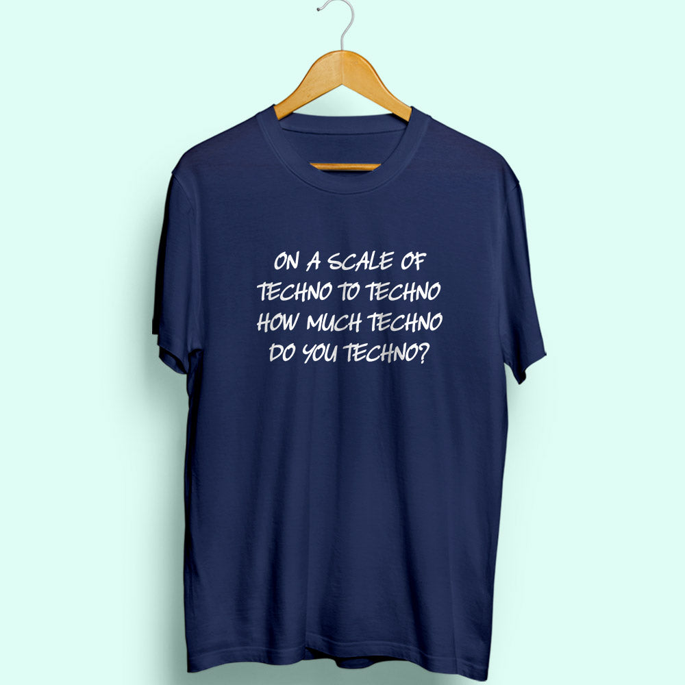 Scale Of Techno Half Sleeve T-Shirt