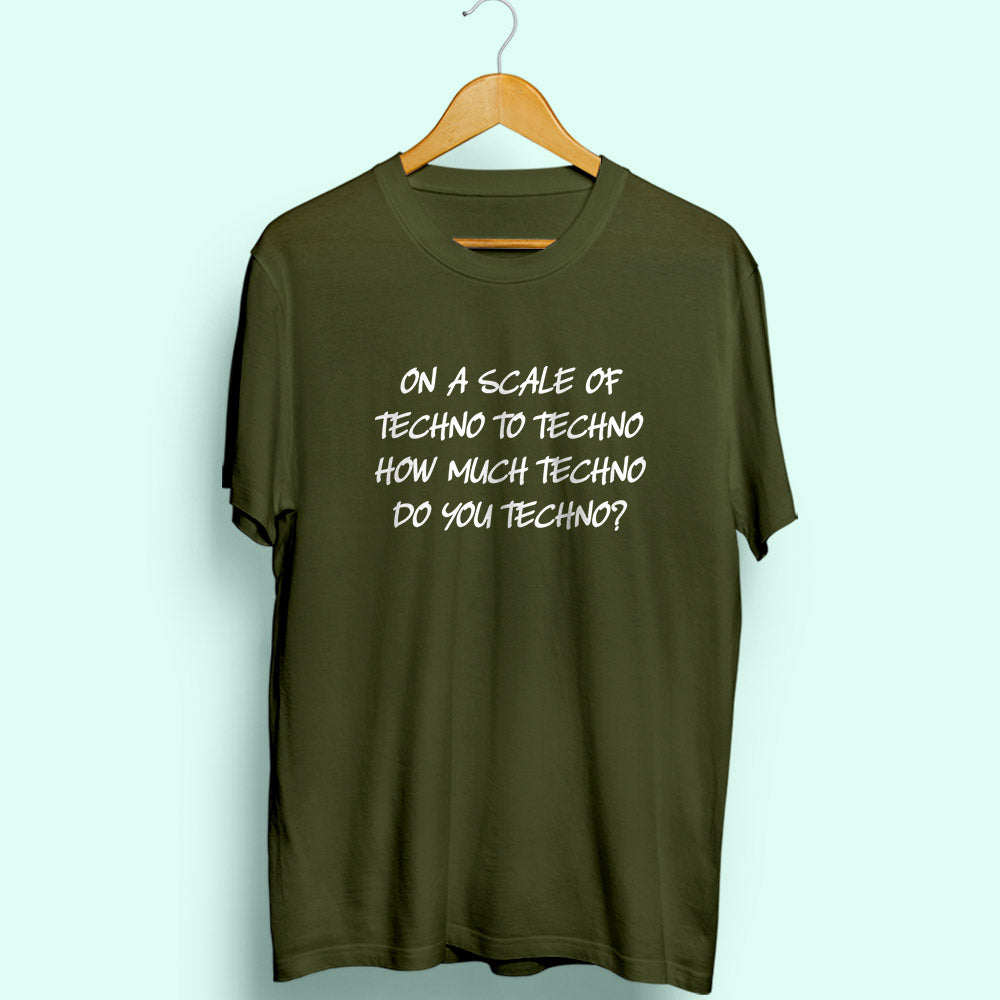 Scale Of Techno Half Sleeve T-Shirt