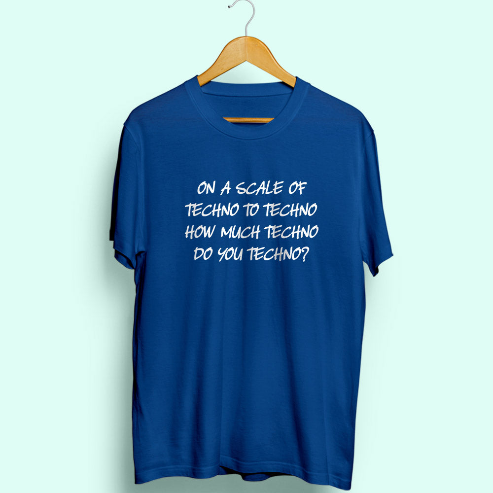 Scale Of Techno Half Sleeve T-Shirt