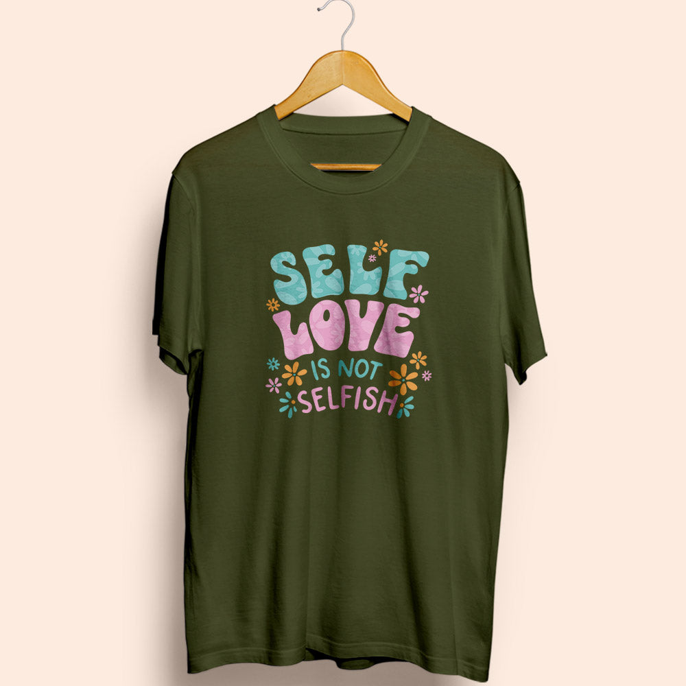 Self Love Half Sleeve T-Shirt - Soul & Peace