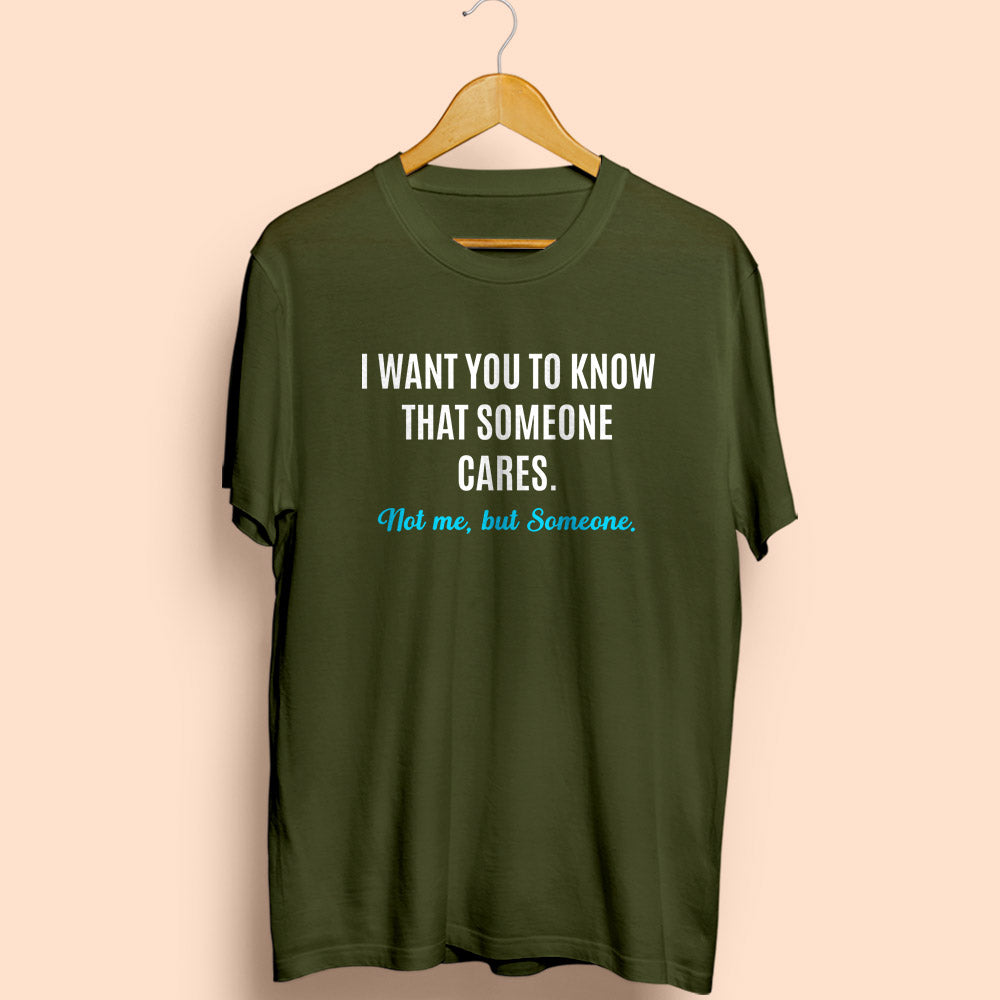 Someone Cares Half Sleeve T-Shirt