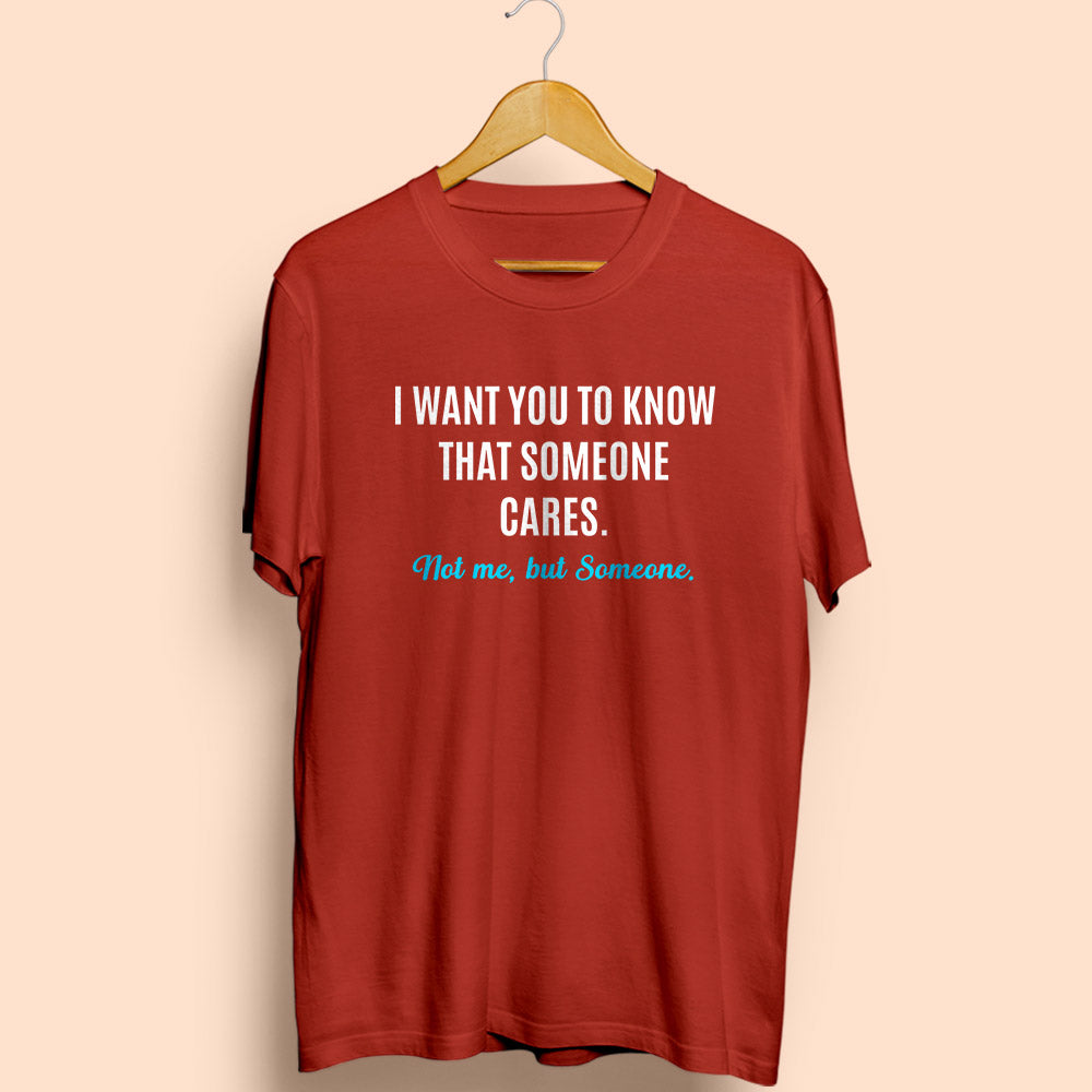 Someone Cares Half Sleeve T-Shirt
