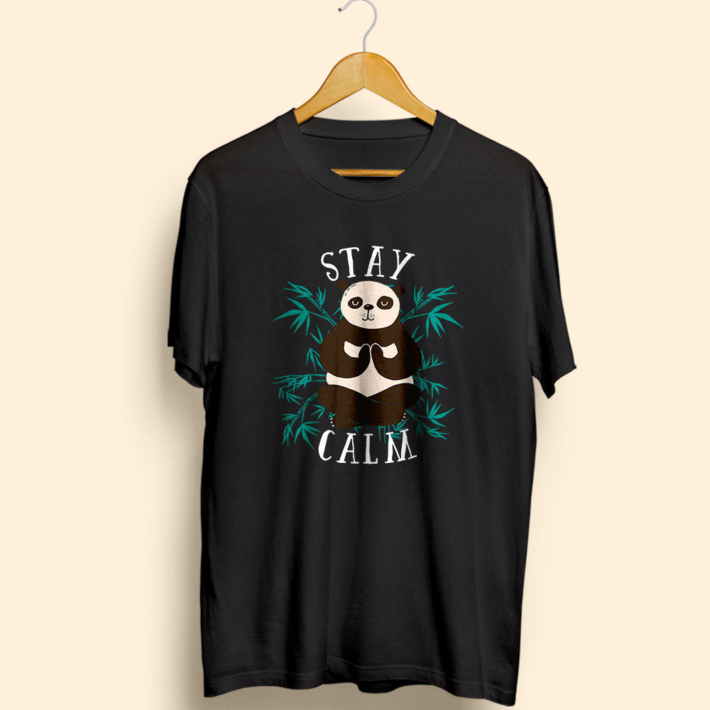 Stay Calm Half Sleeve T-Shirt - Soul & Peace