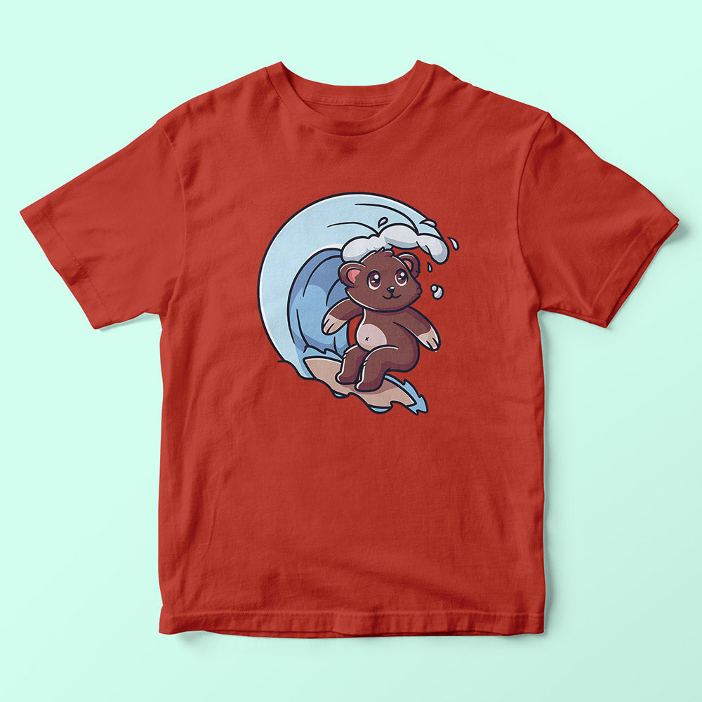 Surfing Bear Kids T-Shirt