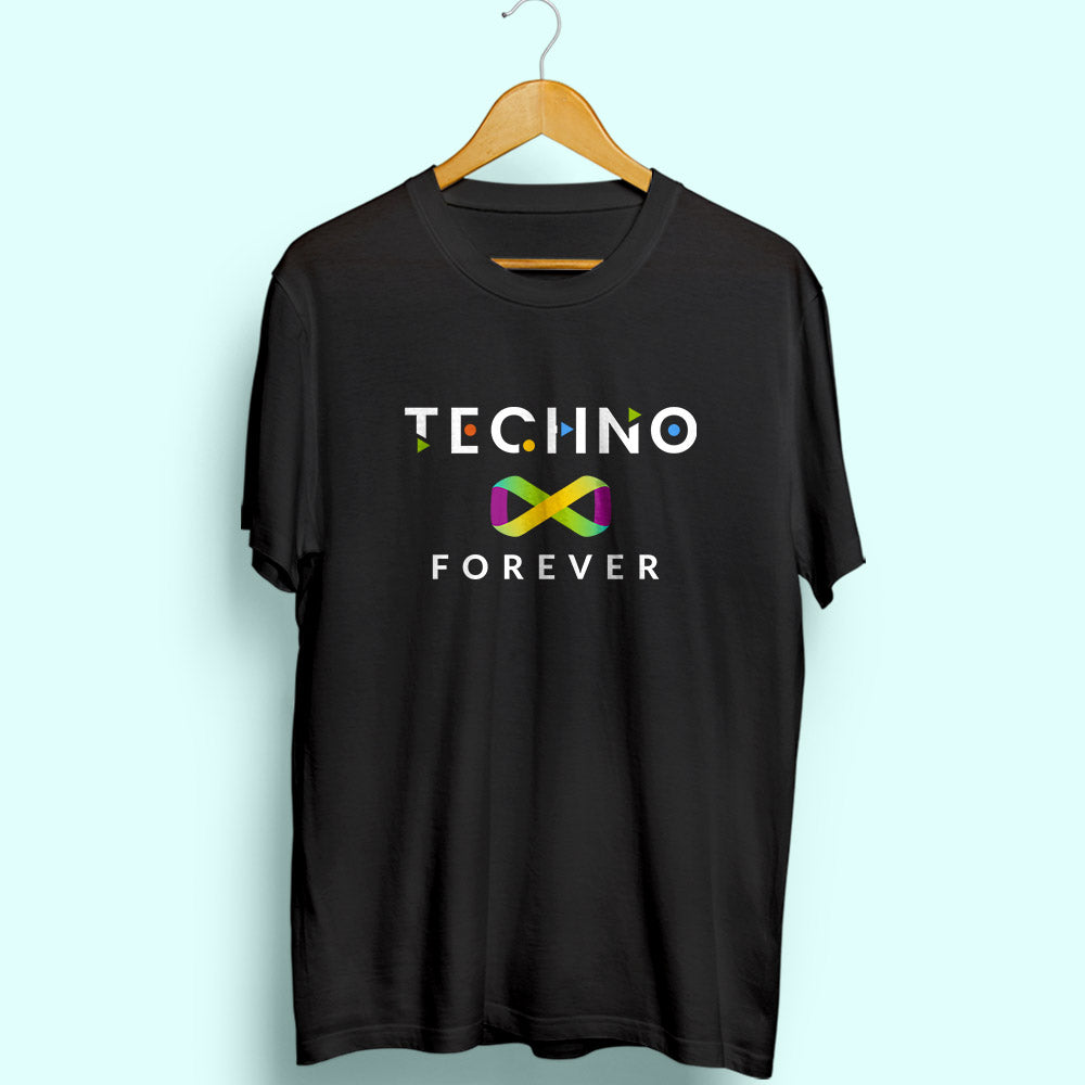 Techno Forever Half Sleeve T-Shirt - Soul & Peace