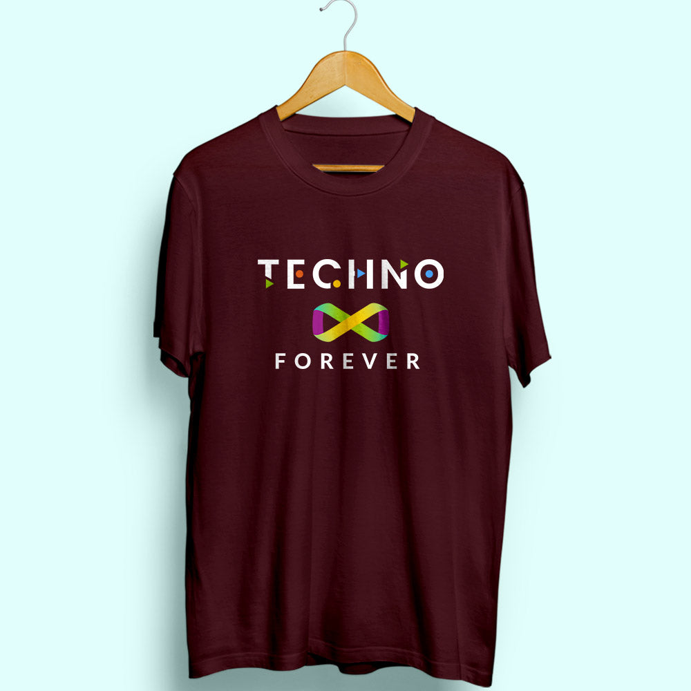 Techno Forever Half Sleeve T-Shirt - Soul & Peace