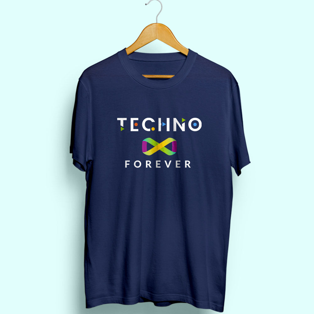 Techno Forever Half Sleeve T-Shirt - Soul & Peace