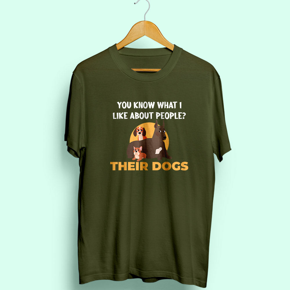 Their Dogs Half Sleeve T-Shirt - Soul & Peace