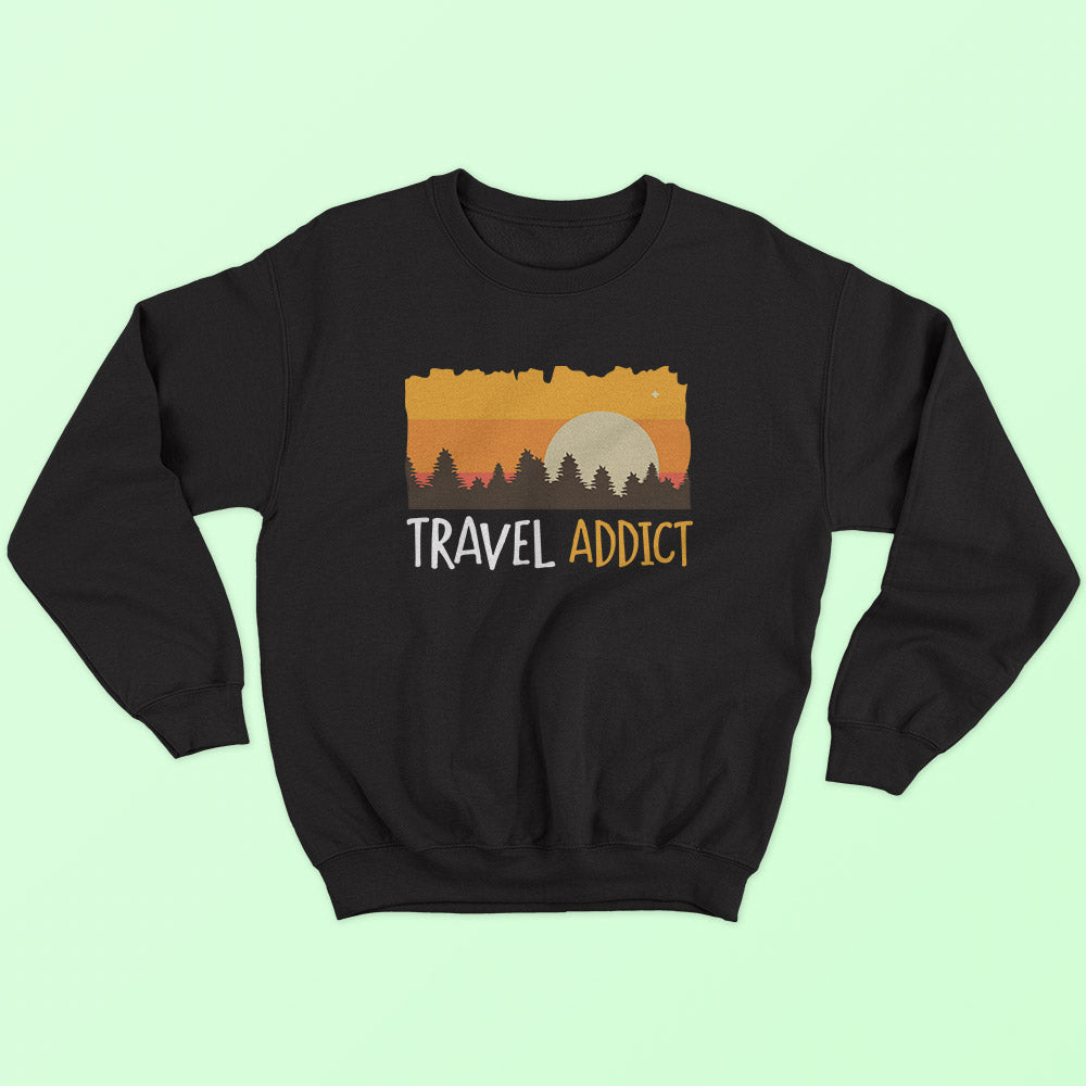 Travel Addict Sweatshirt - Soul & Peace