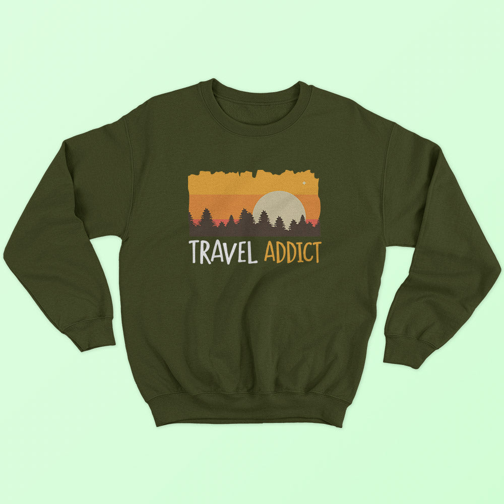 Travel Addict Sweatshirt - Soul & Peace