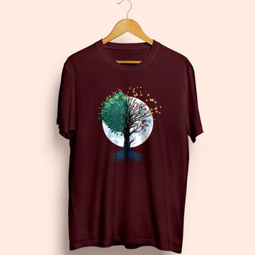 Tree Of Life Half Sleeve T-Shirt