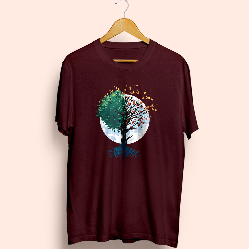 Tree Of Life Half Sleeve T-Shirt - Soul & Peace