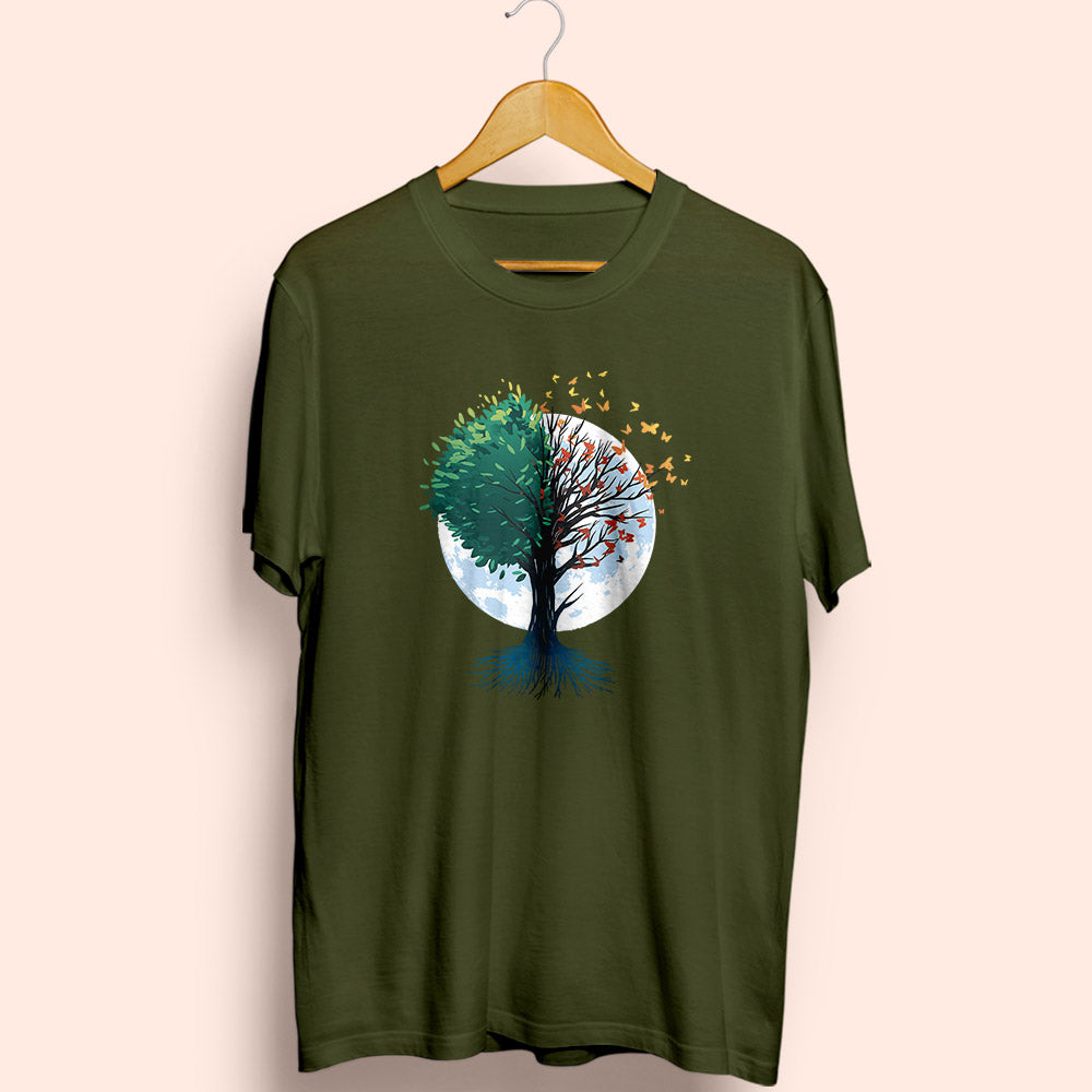 Tree Of Life Half Sleeve T-Shirt - Soul & Peace