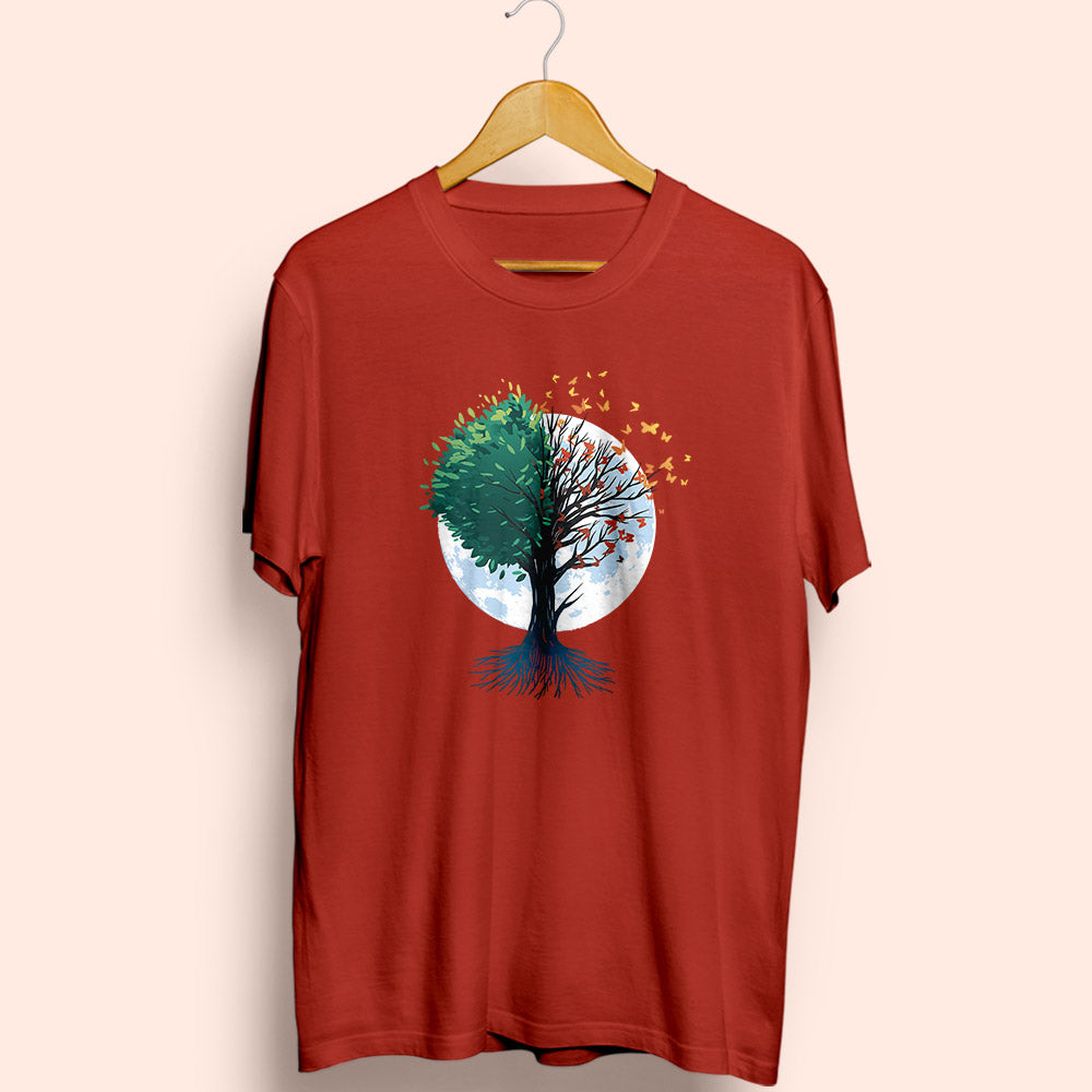 Tree Of Life Half Sleeve T-Shirt - Soul & Peace