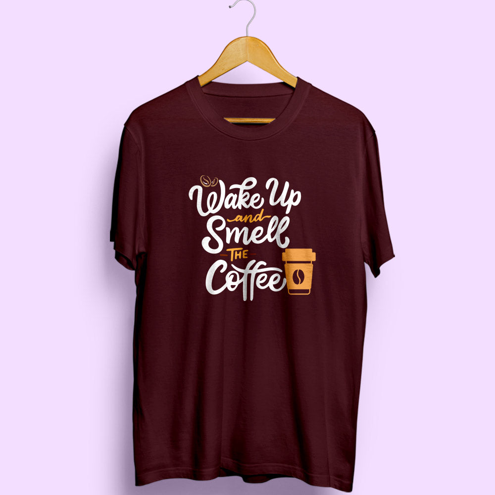Wake Up Coffee Half Sleeve T-Shirt - Soul & Peace