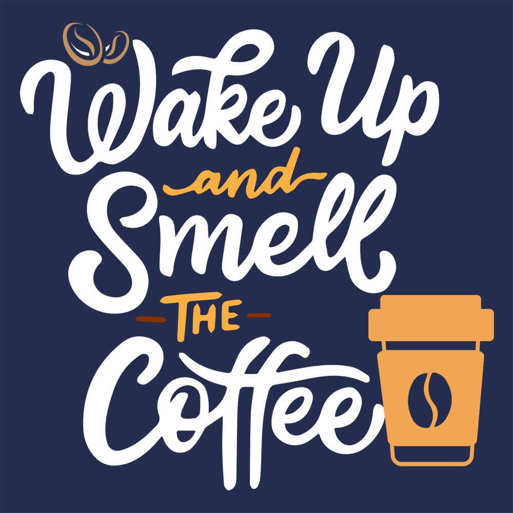 Wake Up Coffee Half Sleeve T-Shirt - Soul & Peace