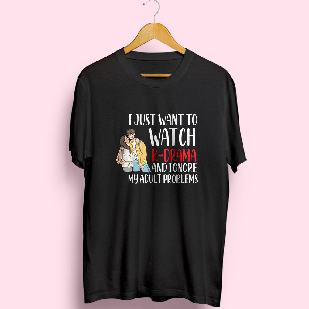 Watch K-Drama Half Sleeve T-Shirt - Soul & Peace